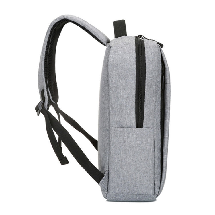 POFOKO Casual Business Backpack Large Capacity Waterproof Oxford Fabric with External USB Charging Design for 15.6 Inch Laptops