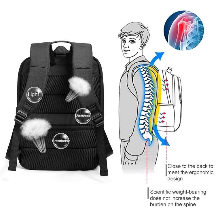 Sac à dos gaming Oxford pour PC portable multifonctionnel