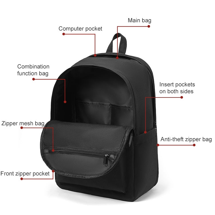 Sac à dos Oxford pour PC gaming - Multifonctionnel et