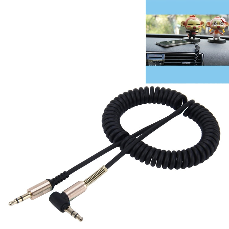 Câble AUX spiralé rétractable 3,5 mm pour audio gaming