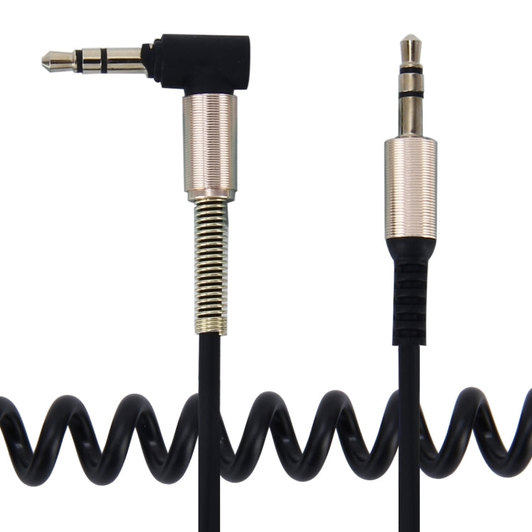 Câble AUX spiralé rétractable 3,5 mm pour audio gaming