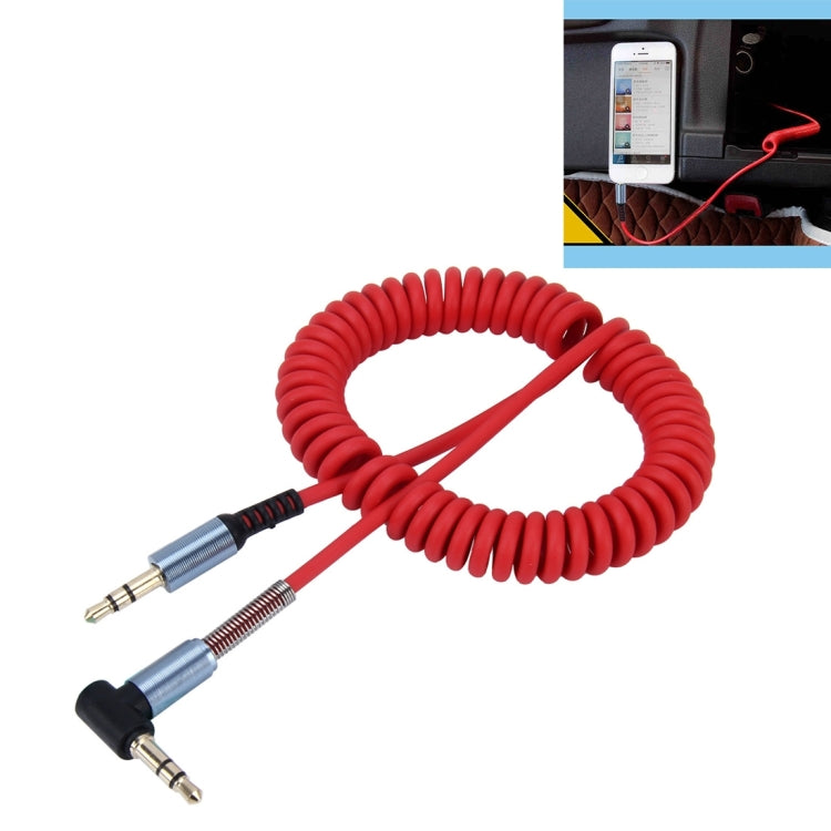 Câble AUX spiralé rétractable 3,5 mm pour audio gaming