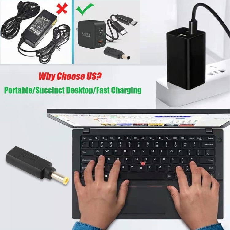 Adaptateur USB-C vers 5.0 x 1.0 mm pour PC Gaming
