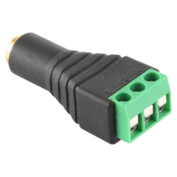 Prise femelle 3,5 mm, bornier à 3 broches, connecteur audio stéréo, 3.5mm Female (3 Pin)