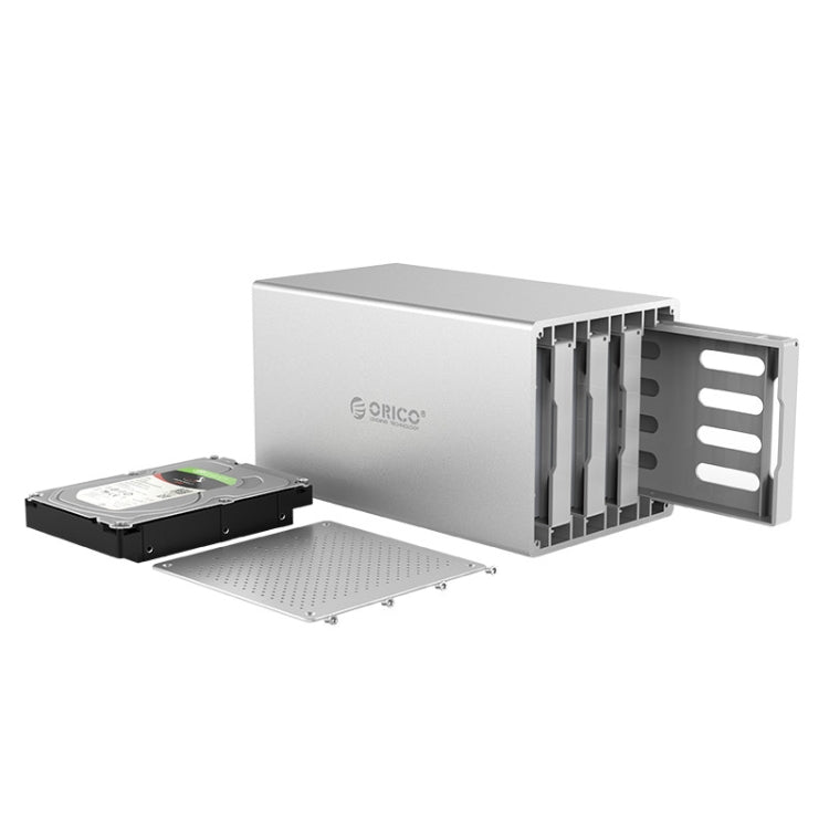 ORICO Honeycomb Series WS400C3 SATA 3.5 inch 40TB USB-C / Type-C 4 Bay Aluminum Alloy HDD / SSD Enclosure, USB-C / Type-C 4 Bays