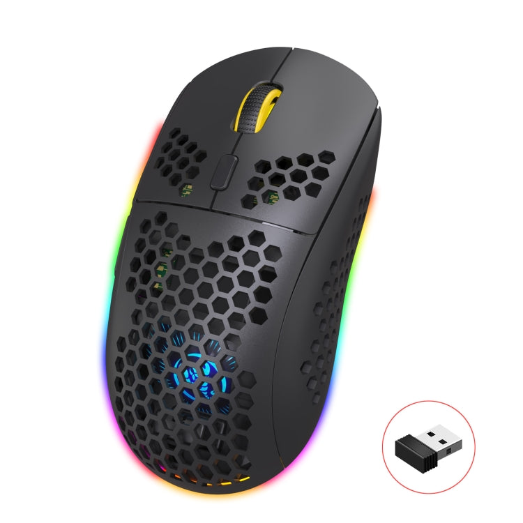 Souris gaming sans fil HXSJ T90 RGB - Performance optimale