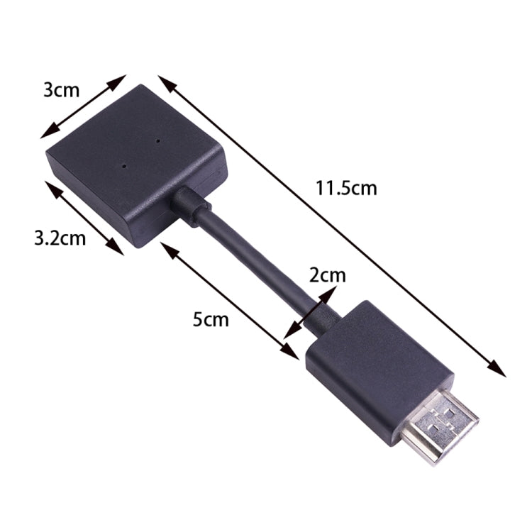 Adaptateur HDMI 4K plaqué or pour PC gaming et accessoires
