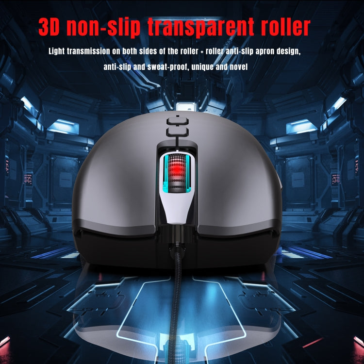 Souris Gaming HXSJ A883 RGB 6400DPI Filaire Professionnelle