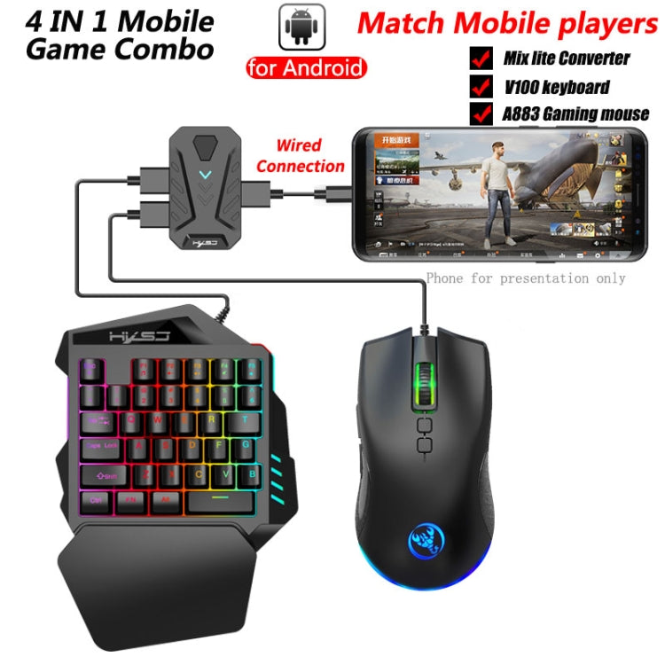 Kit Gaming Clavier-Souris HXSJ P8 V100 - Accessoires PC