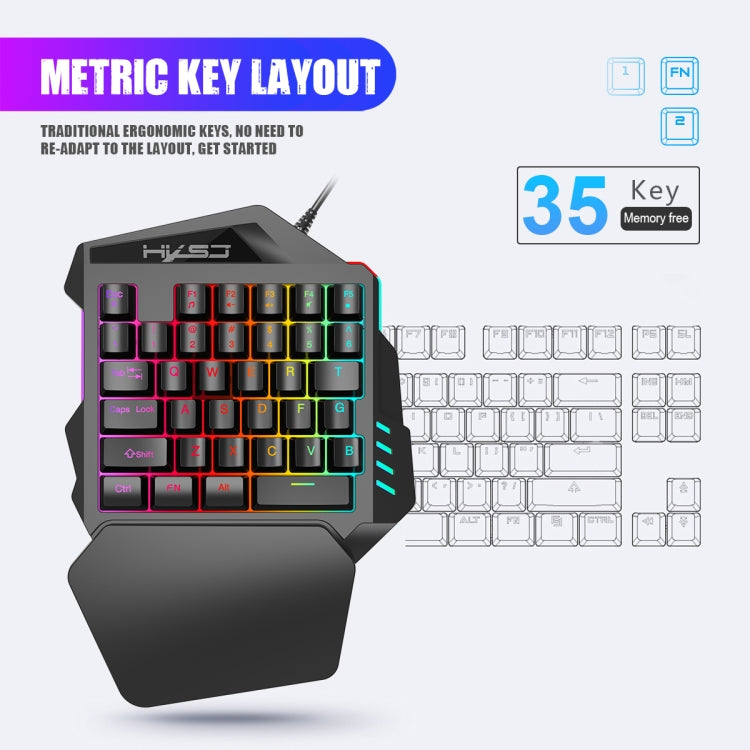Kit Gaming Clavier-Souris HXSJ P8 V100 - Accessoires PC