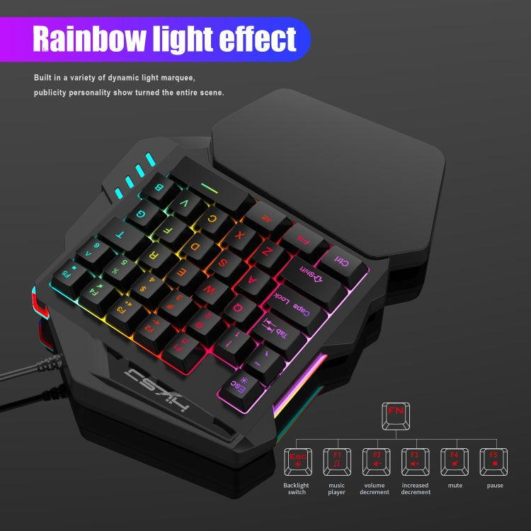 Kit Gaming Clavier-Souris HXSJ P8 V100 - Accessoires PC