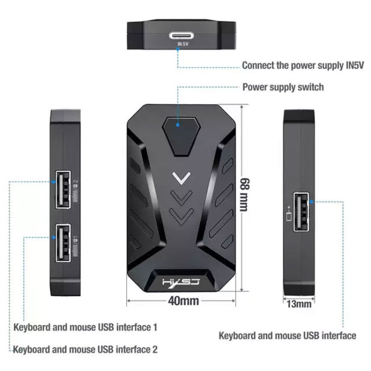 Kit Gaming HXSJ V100 : Clavier & Souris Programmables