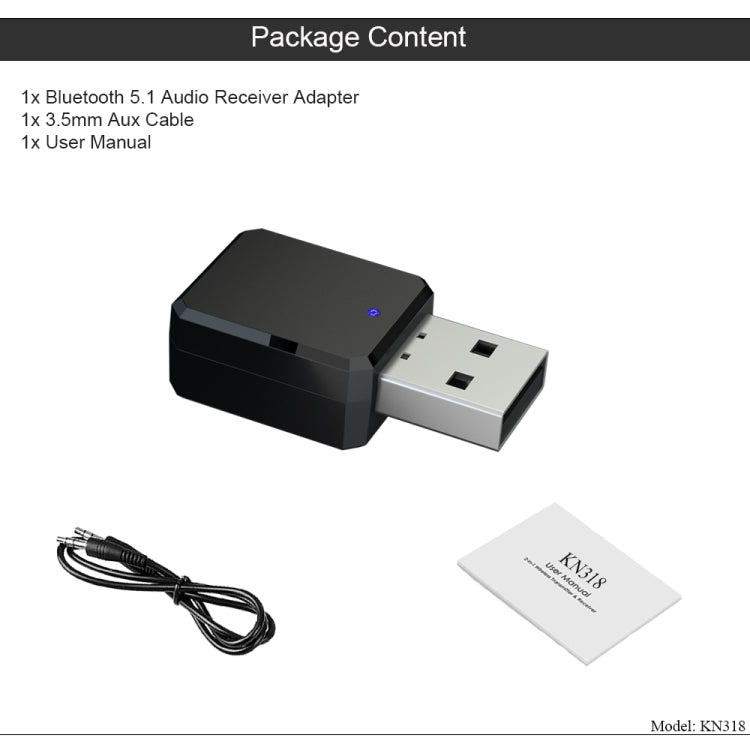 Récepteur audio USB Bluetooth 5.1 pour PC et gaming