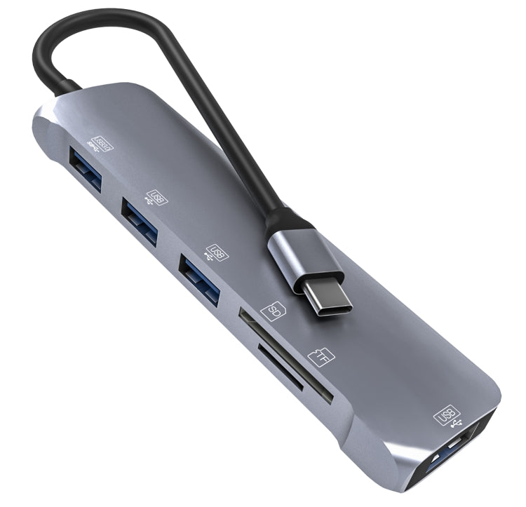 Adaptateur USB-C 6 en 1 pour PC et accessoires gaming