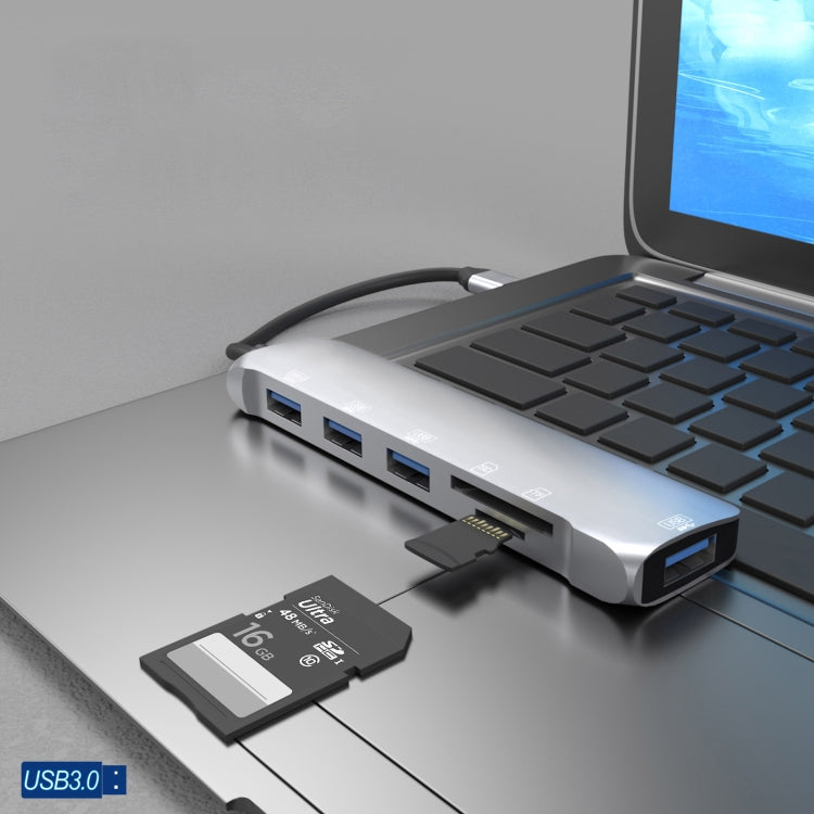 Adaptateur USB-C 6 en 1 pour PC et accessoires gaming