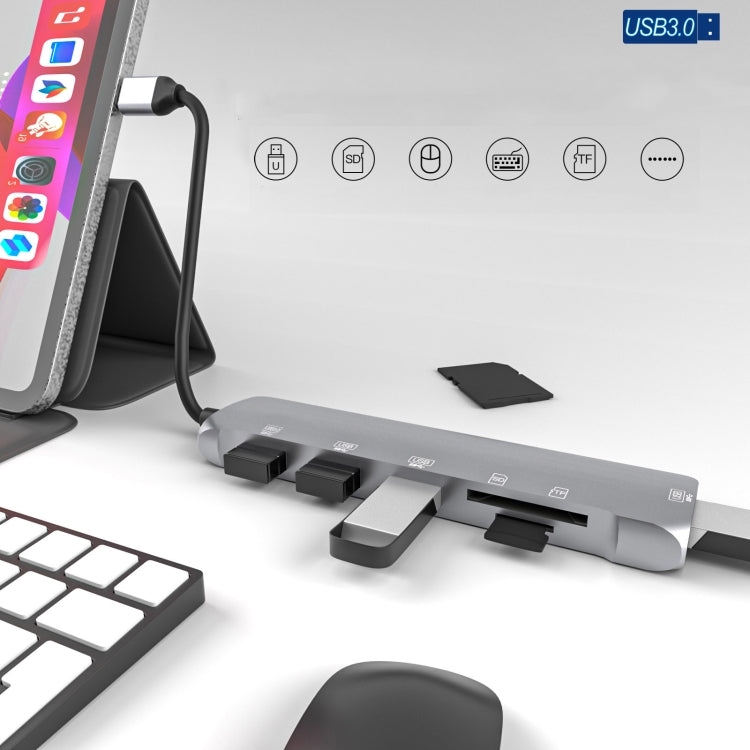 Adaptateur USB-C 6 en 1 pour PC et accessoires gaming