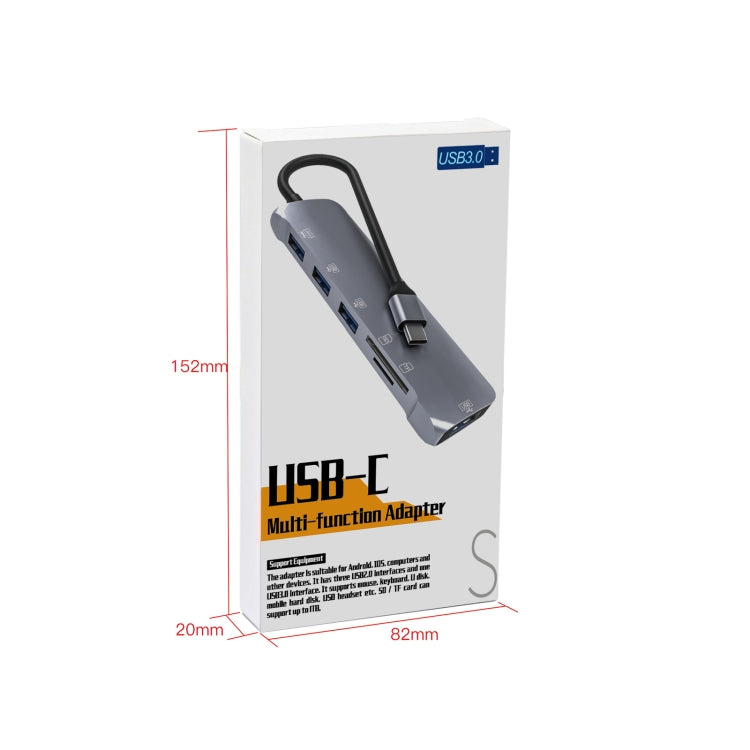 Adaptateur USB-C 6 en 1 pour PC et accessoires gaming