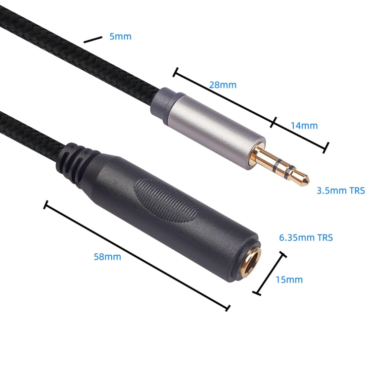 Câble Audio 3.5mm vers 6.35mm - Accessoire Gaming Pratique