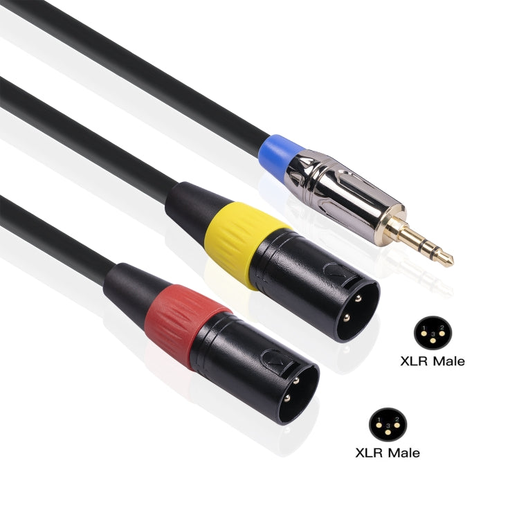 TC194BUXK108YR-30 3.5mm Male to Dual XLR Male Audio Cable