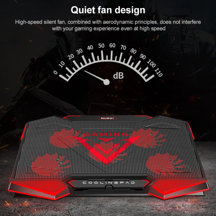 Gaming laptop cooling pad with 5