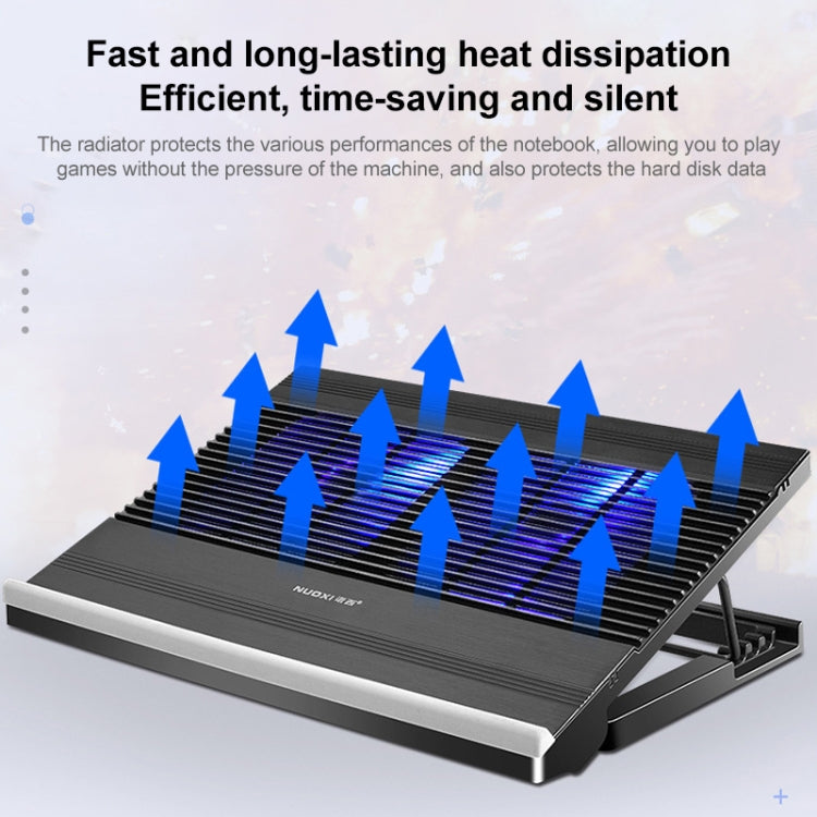 T10 Adjustable Aluminium Laptop Stand Cooler