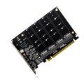 PH44 NVME 4-disk array card, PCI-E signal split array card