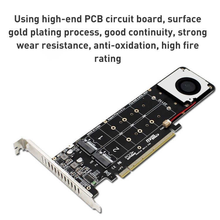 Carte de conversion PCIe X16 vers M.2 SSD pour gaming