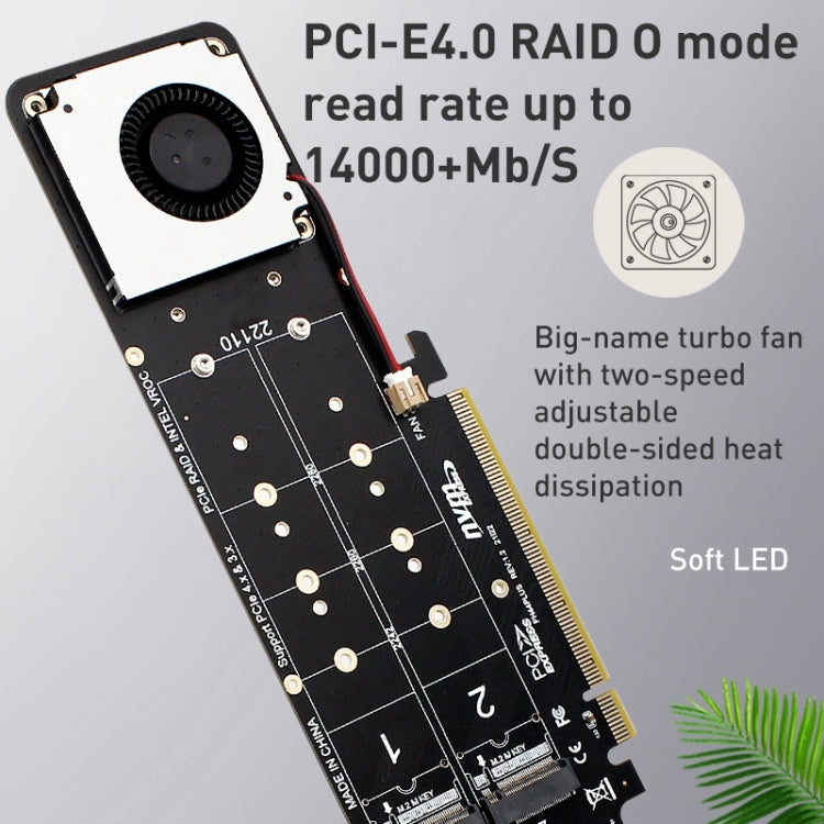 Carte de conversion PCIe X16 vers M.2 SSD pour gaming