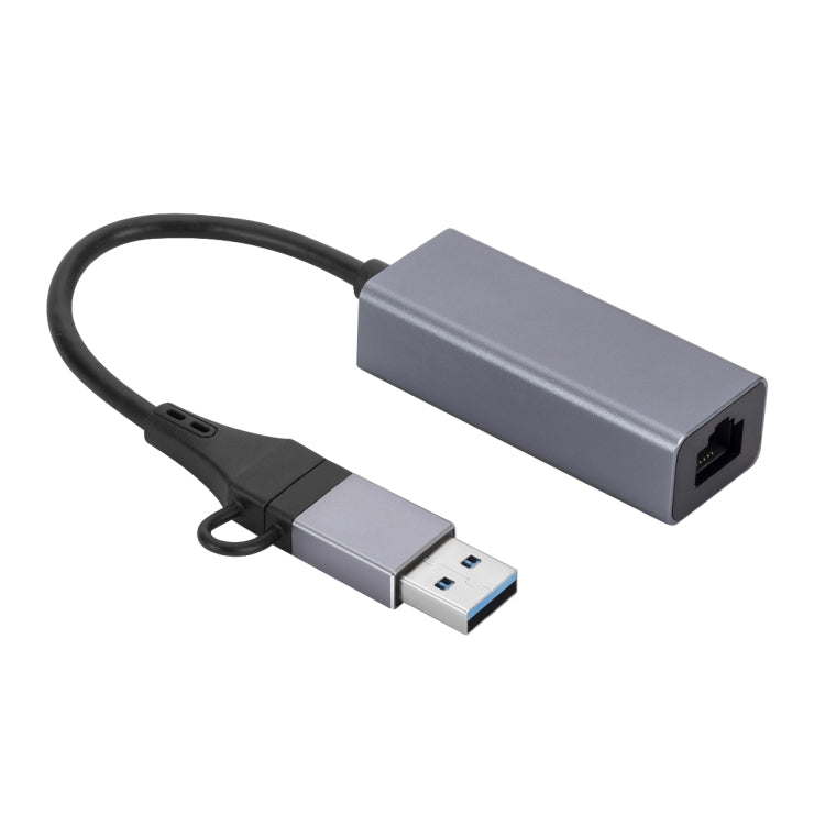 SL-017 USB3.0 Gigabit Réseau Type-C vers Port Réseau HUB USB, SL-017