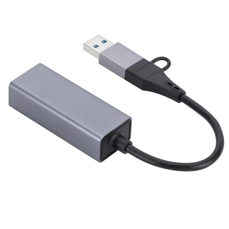 SL-017 USB3.0 Gigabit Réseau Type-C vers Port Réseau HUB USB, SL-017