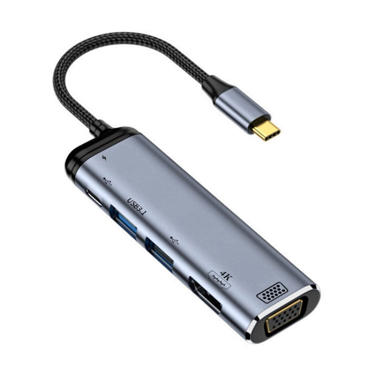 Adaptateur Gaming 6 en 1 Type-C vers VGA et HDMI