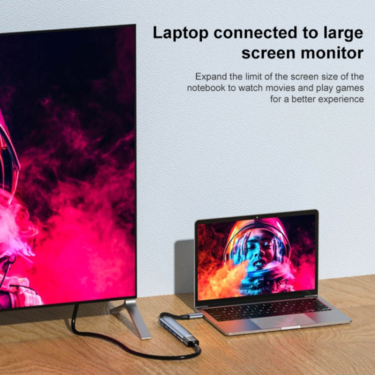 Adaptateur USB-C 5 en 1 pour PC et Gaming - Y003