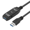 Câble d'extension USB 3.0 mâle vers femelle pour synchronisation de données super rapide, longueur : 20 m., 20m