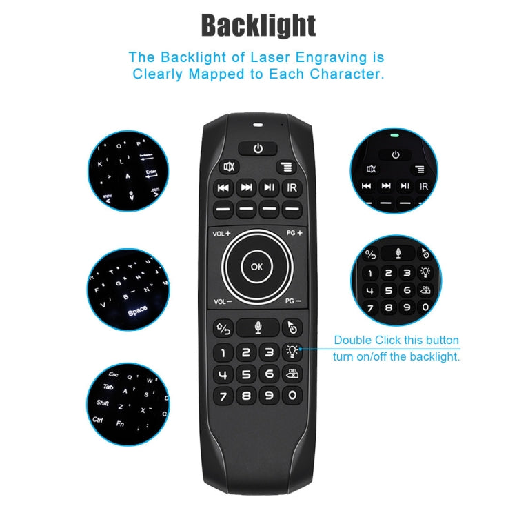 G7V Pro : Souris Air sans fil avec rétroéclairage LED pour