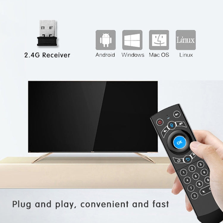 Fly Air Mouse G21 sans fil avec rétroéclairage LED pour PC