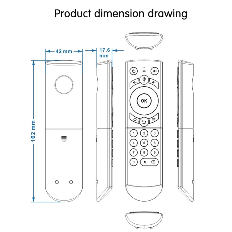 Fly Air Mouse G21 sans fil avec rétroéclairage LED pour PC
