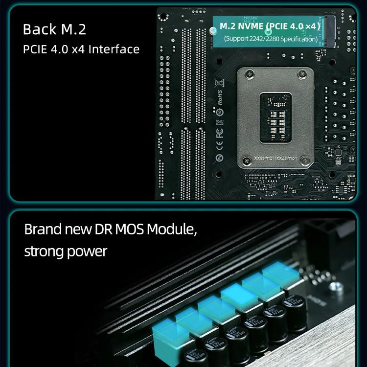 Carte mère gaming ITX avec processeur i5-12500H