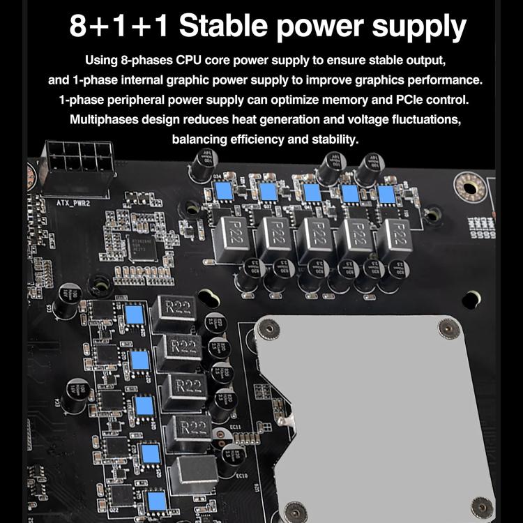Carte mère NAS ERYING HX770 avec processeur i5 intégré