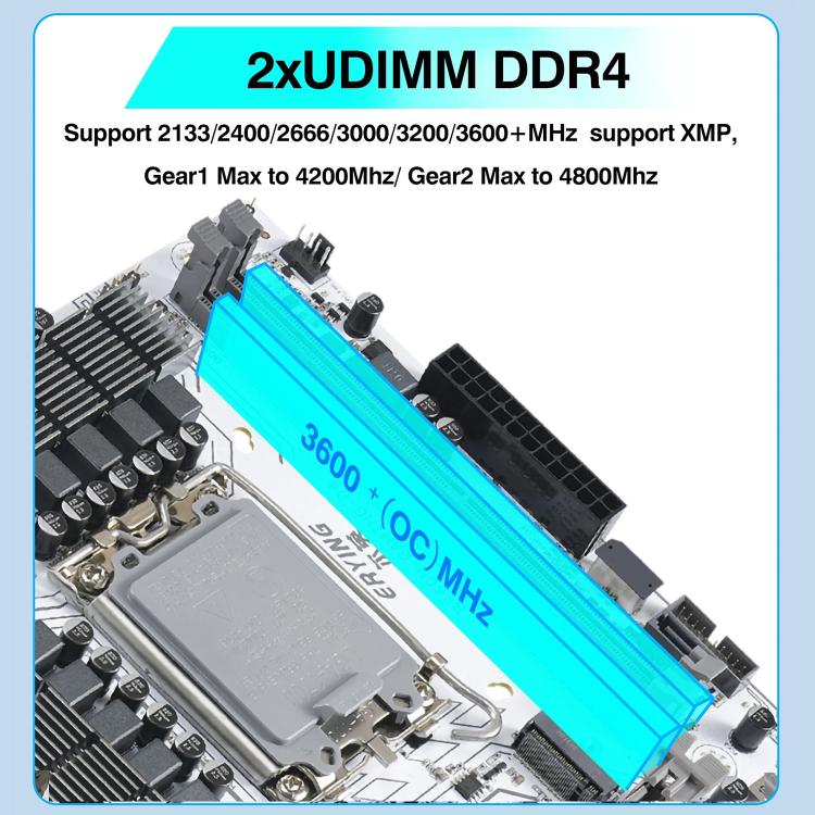 B760M Gaming M-ATX DDR4 Motherboard for DIY PC