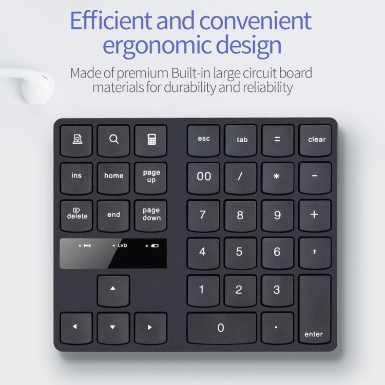 Clavier Numérique Sans Fil Ultra-Mince pour PC Gaming