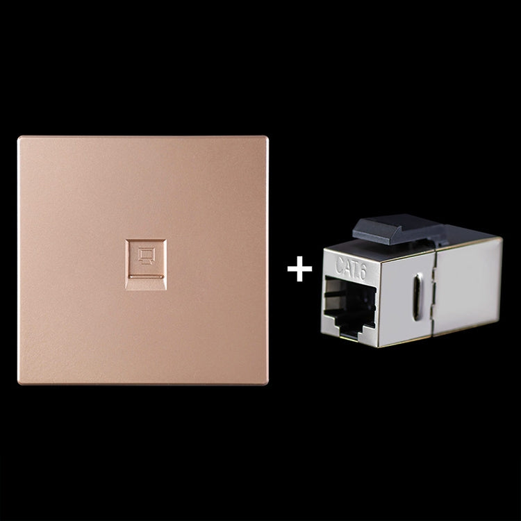 Module réseau blindé CAT.6 pour PC - Panneau à port unique