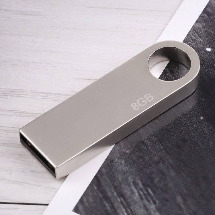 8GB Metal USB 2.0 Flash Drive, 8GB