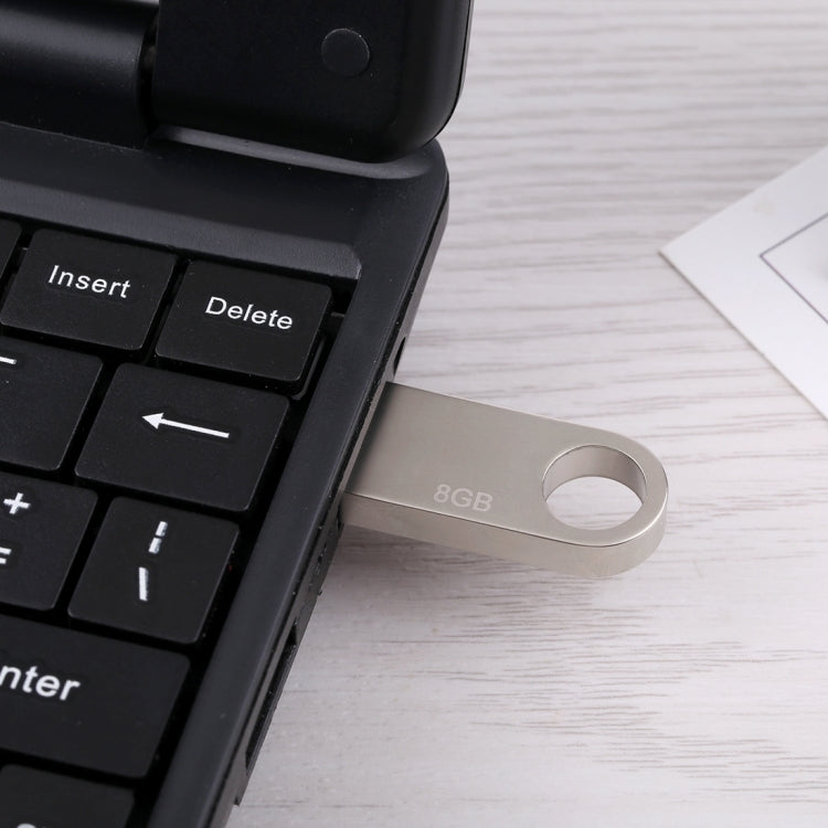 8GB Metal USB 2.0 Flash Drive, 8GB
