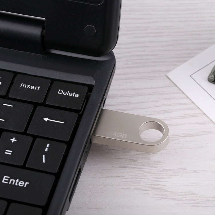 4GB Metal USB 2.0 Flash Drive, 4GB