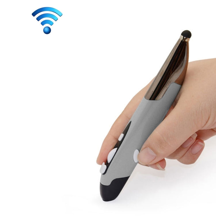 Innovative 2.4GHz Pen Style Portable Wireless Smart Mouse for PC Laptop, Red, Blue, Grey