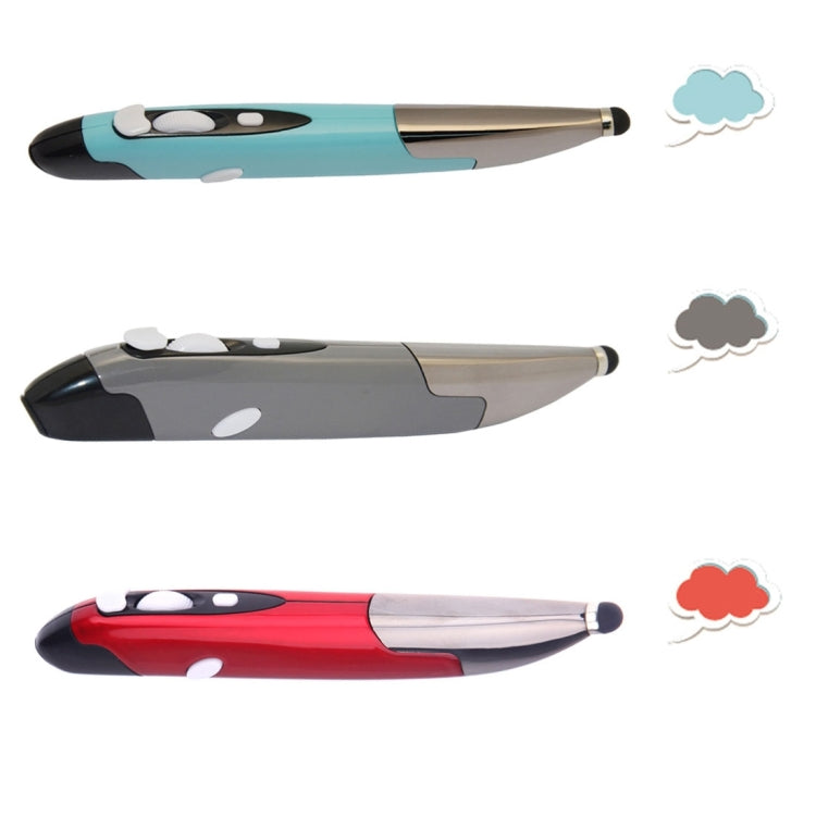 Souris intelligente sans fil portative innovante de style stylo 2,4 GHz pour ordinateur portable PC, Red, Blue, Grey