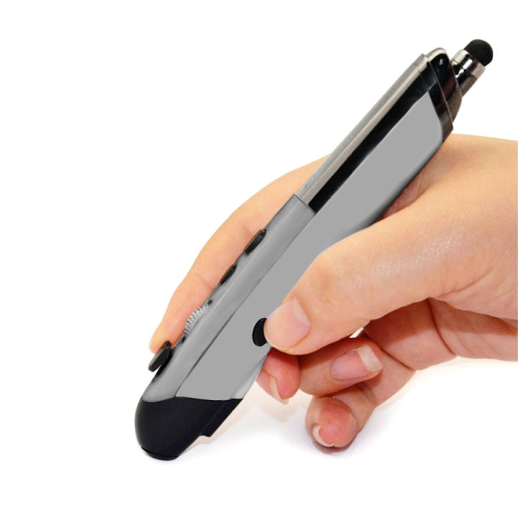 PR-08 2.4G Innovative Pen-Style Portable Wireless Smart Mouse, compatible with Windows 8/7/Vista/XP/2000/Android/Linux/Mac OS. Effective distance: 10m, PR-08 (Red), PR-08 (Blue), PR-08 (Grey), PR-08 (Black)