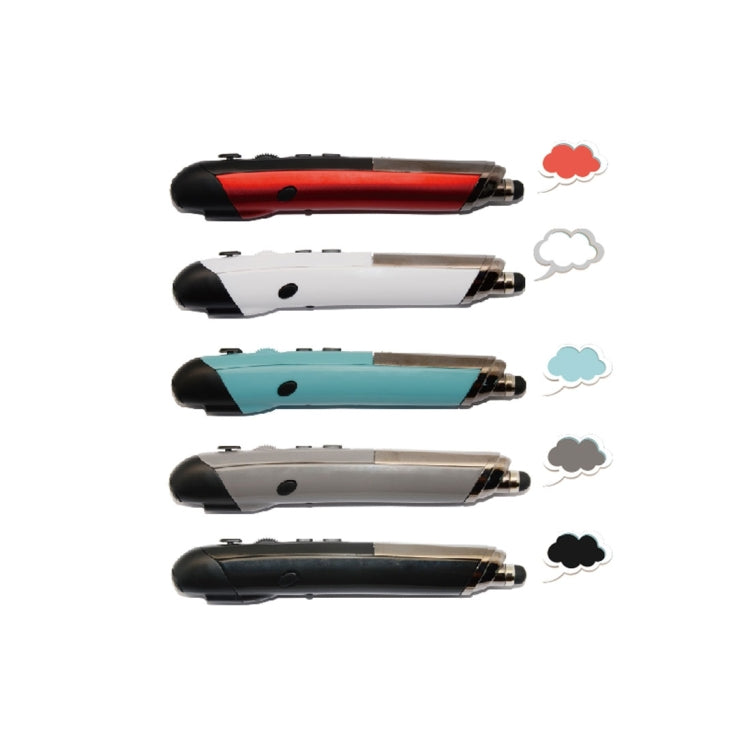 PR-08 2.4G Innovative Pen-Style Portable Wireless Smart Mouse, compatible with Windows 8/7/Vista/XP/2000/Android/Linux/Mac OS. Effective distance: 10m, PR-08 (Red), PR-08 (Blue), PR-08 (Grey), PR-08 (Black)