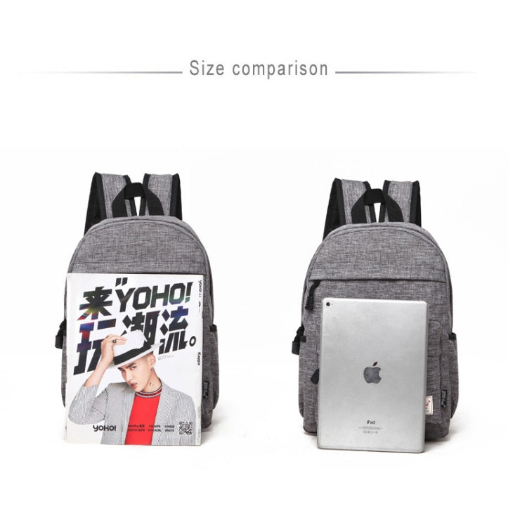 Sac à dos universel multifonction en toile pour ordinateur portable, sac à dos pour étudiants de 13 à 15 pouces, taille: 36x25x10cm