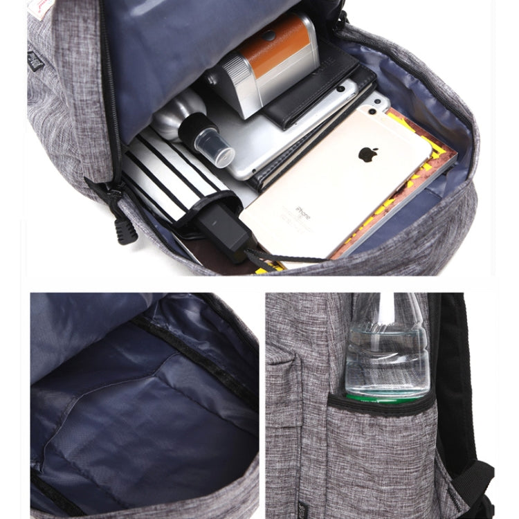Sac à dos universel multifonction en toile pour ordinateur portable, sac à dos pour étudiants de 13 à 15 pouces, taille: 36x25x10cm